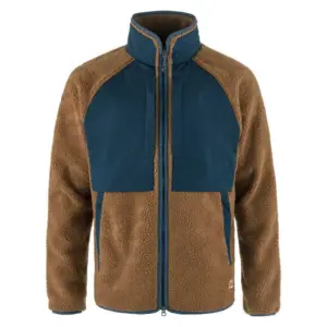 Fjällräven Vardag Pile Fleece Met Volledige Rits Marineblauw
