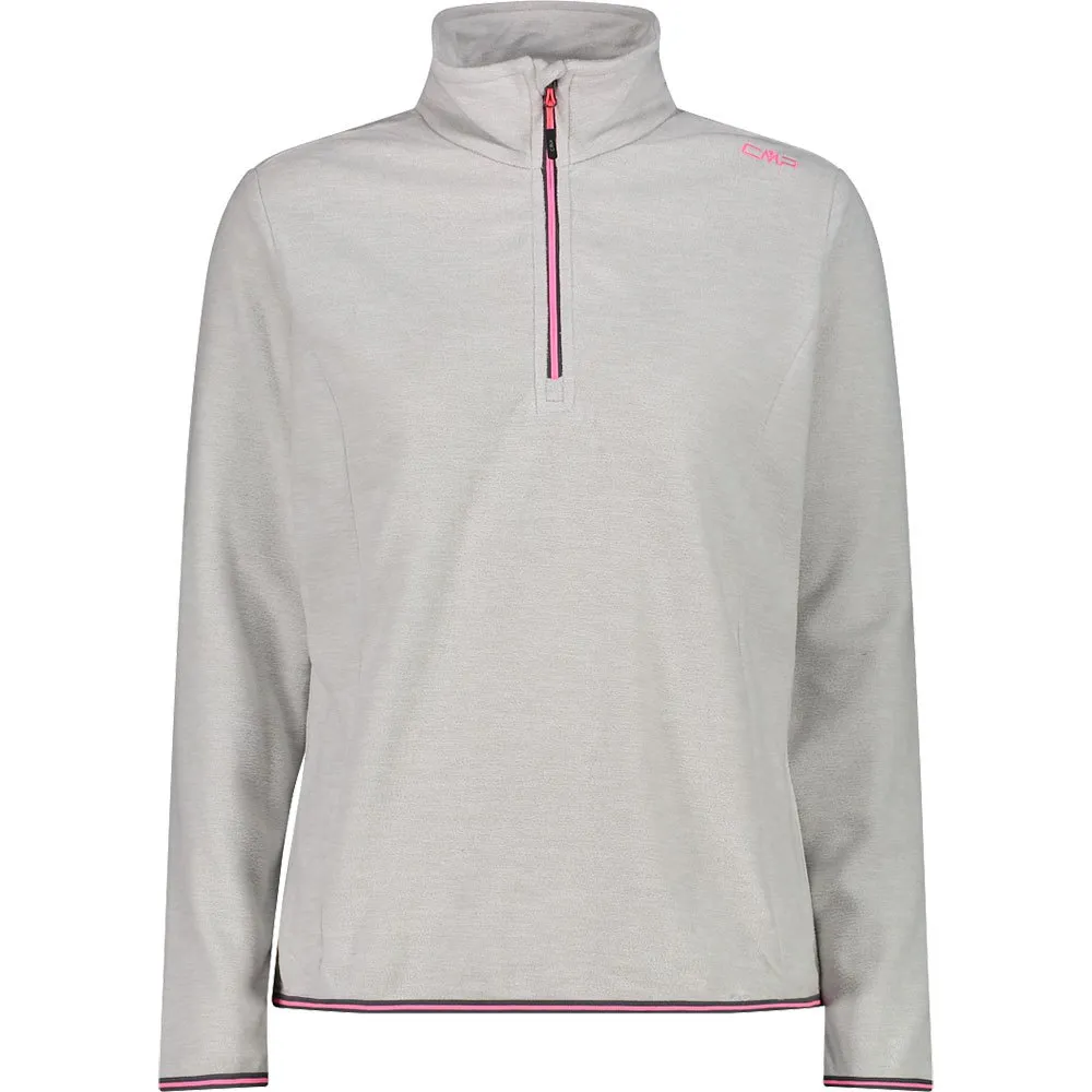 Cmp 30g0496 Fleece Met Halve Rits Bruin
