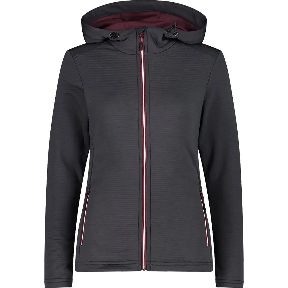Cmp 31e1836 Fleece Met Kap Grijs