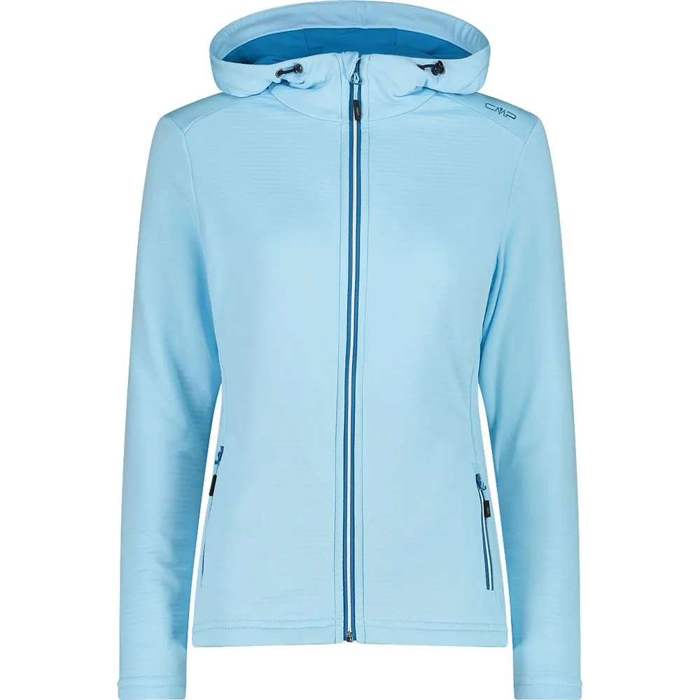 Cmp 31e1836 Fleece Met Kap Turquoise