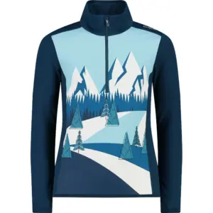 Cmp 33l0255 T-shirt Met Lange Mouwen Turquoise