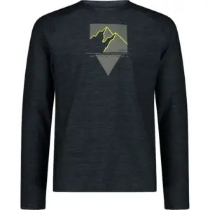 Cmp 33n2217 T-shirt Met Lange Mouwen Zwart