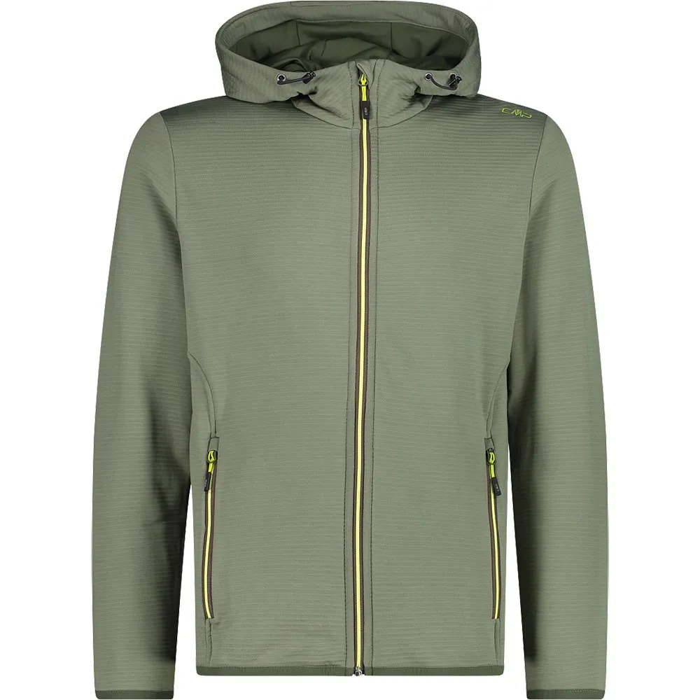 Cmp Fix Hood 32e1877 Softshelljack Groen