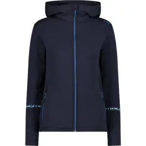 Cmp Fix Hood 32e4076 Fleece Met Kap Blauw