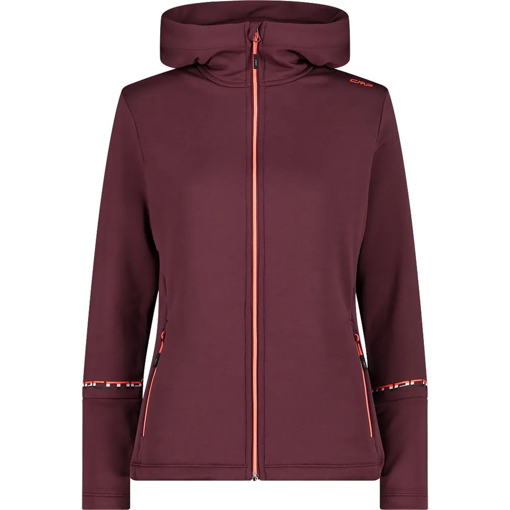 Cmp Fix Hood 32e4076 Fleece Met Kap Roze