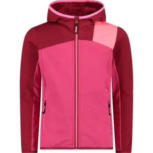 Cmp Fix Hood 32e4425 Fleece Met Volledige Rits Roze