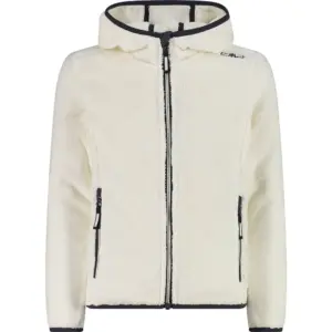 Cmp 38p1455 Fleece Met Kap Wit