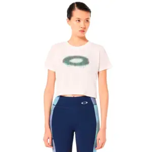Oakley Apparel Pursuit Crop T-shirt Met Korte Mouwen Wit