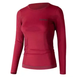 Lenz Merino 6.0 Lange Mouwen Basislaag Darkred