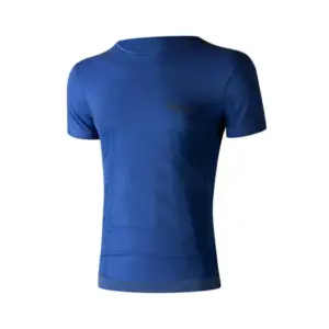 Lenz Merino 6.0 Korte Mouwen Basislaag Blauw