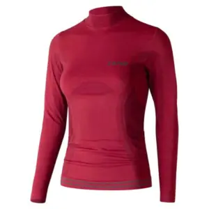Lenz Merino 6.0 Turtle Neck Lange Mouwen Basislaag Darkred