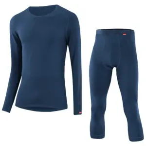 Loeffler Transtex Warm Lange Mouwen Basislaagset Blauw