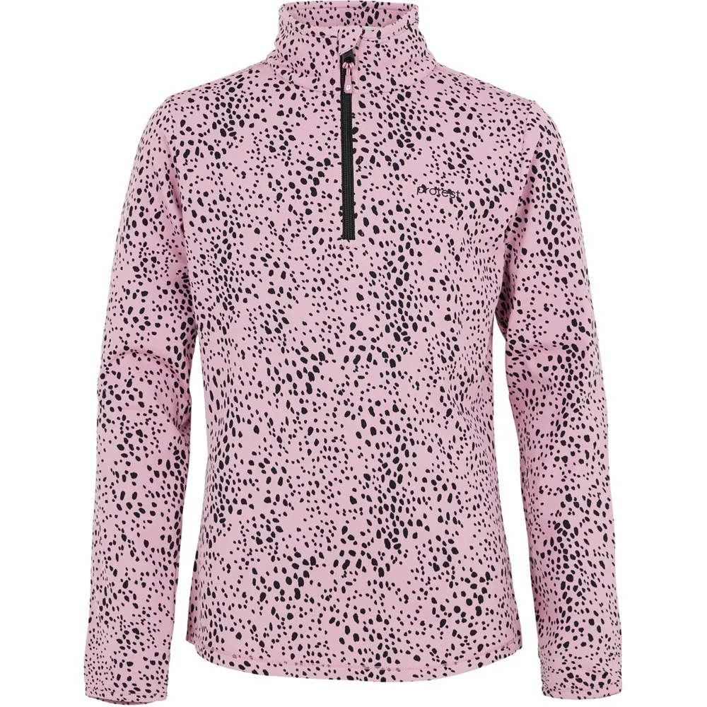 Protest Prtvesh Fleece Met Halve Rits Roze