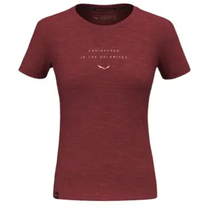 Salewa Eagle Eitd Alpine Merino T-shirt Met Korte Mouwen Syrah