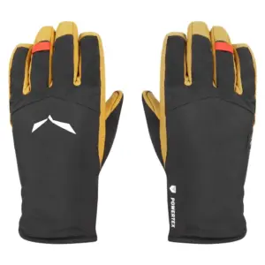 Salewa Ortles Powertex Tirolwool® Responsive Handschoenen Zwart
