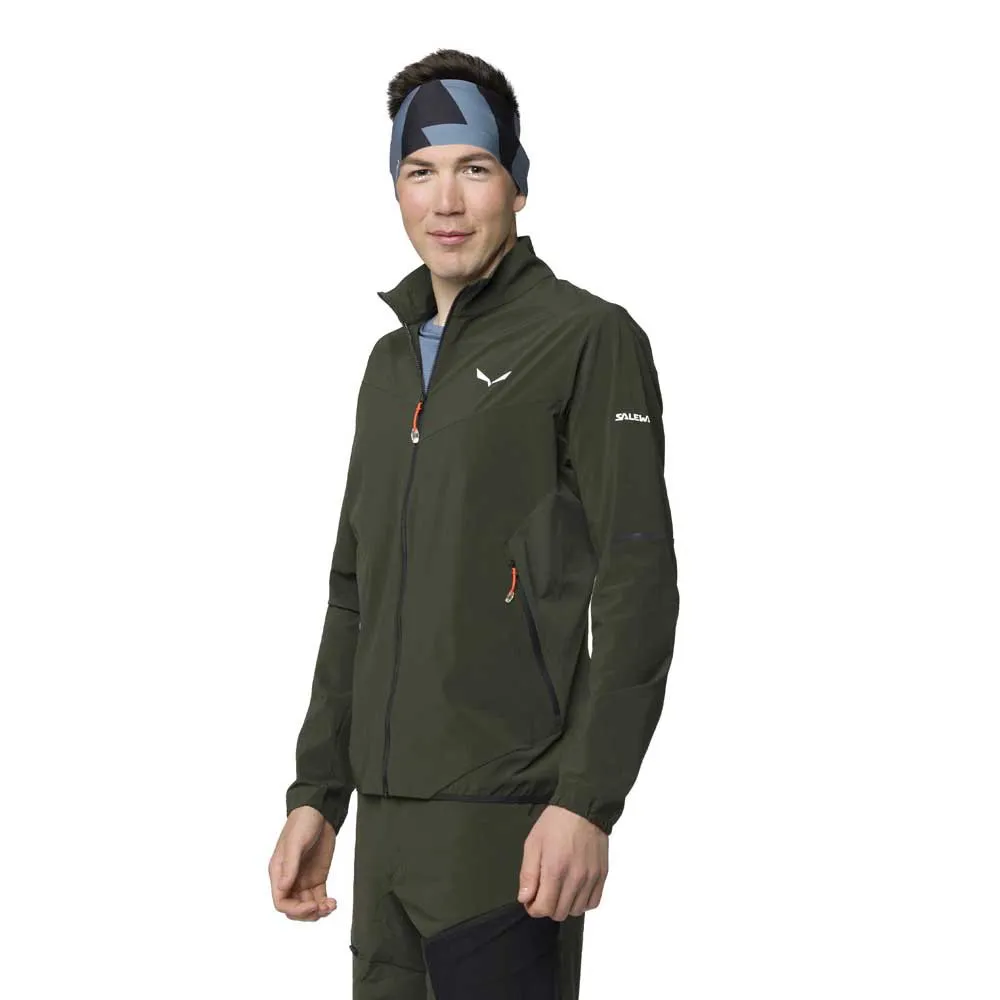 Salewa Pedroc Durastretch Light Softshelljack Olijf