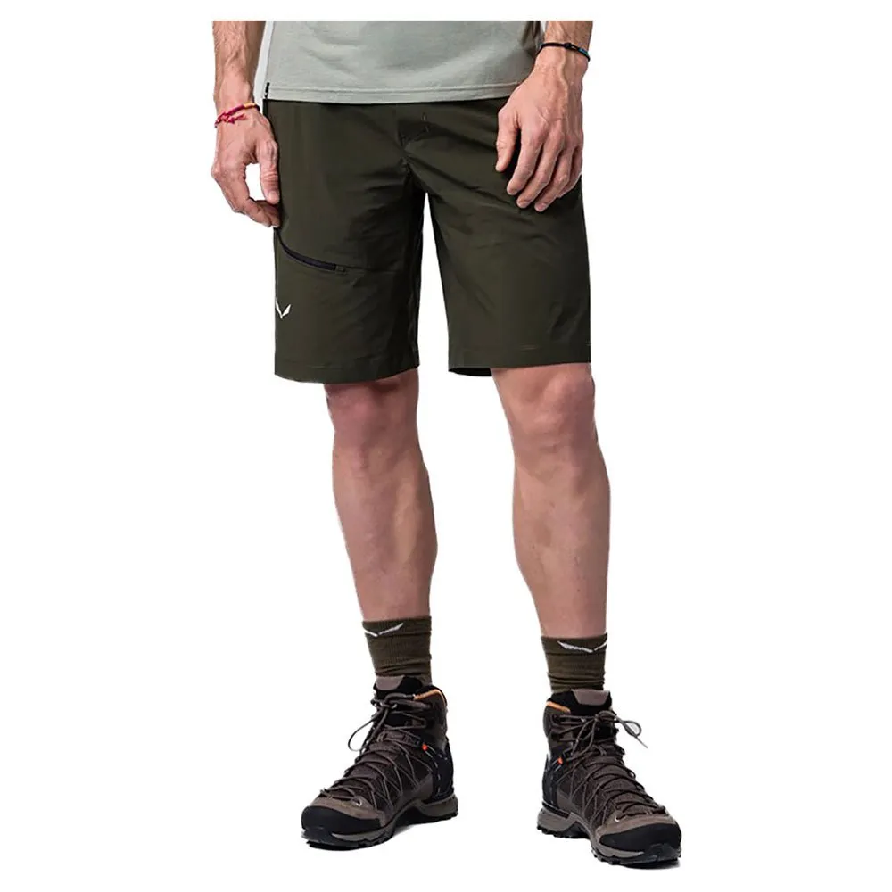 Salewa Puez 4 Korte Broek Olijf