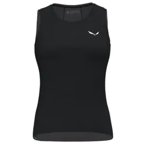 Salewa Puez Sporty Dry Mouwloos T-shirt Zwart
