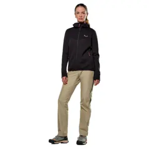Salewa Puez Waffle Hybrid Polarlite Softshelljack Zwart