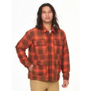 Marmot Ridgefield Sherpa Flannel Overhemd Met Lange Mouwen Bruin