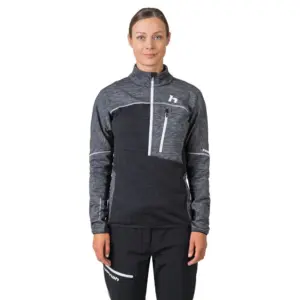 Hannah Meda Fleece Met Halve Rits Grijs