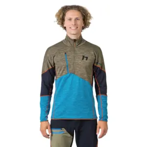 Hannah Niro Fleece Met Halve Rits Mayfly / Faience Mel