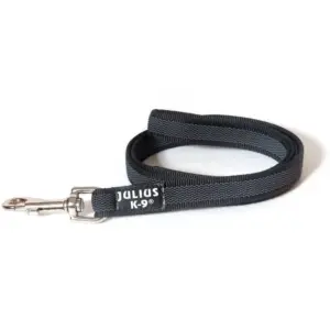 Julius K-9 Rubberized Hondenriem 20 Mm Zwart