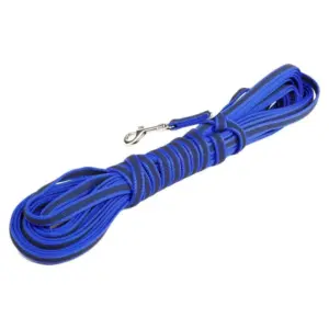 Julius K-9 Rubberized Hondenriem 20 Mm Blauw