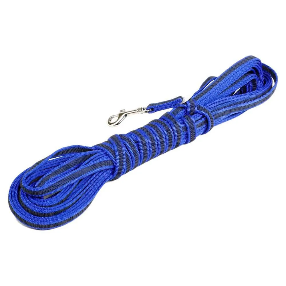 Julius K-9 Rubberized Hondenriem 20 Mm Blauw