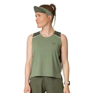 Dynafit Sky Crop Mouwloos T-shirt Sage