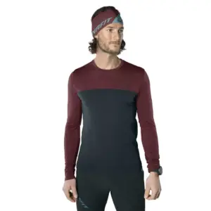 Dynafit Traverse S-tech T-shirt Met Lange Mouwen Blueberry / Burgundy