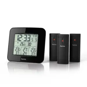 Hama Ews-trio Weerstations Zwart