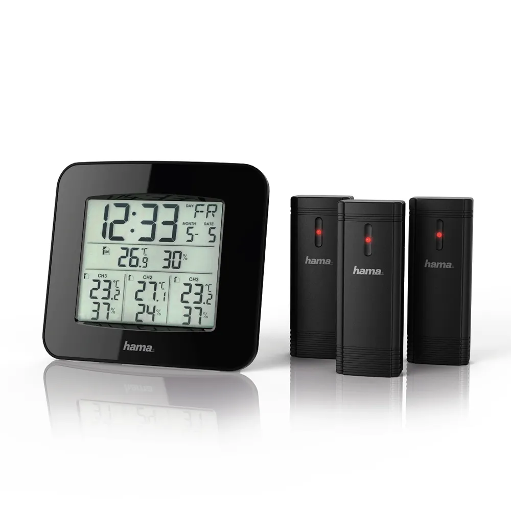 Hama Ews-trio Weerstations Zwart