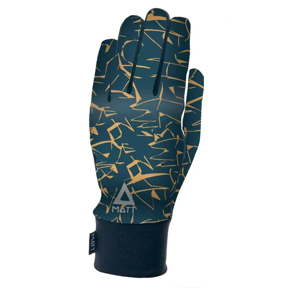 Matt Printed Inner Touch Screen Handschoenen Racing