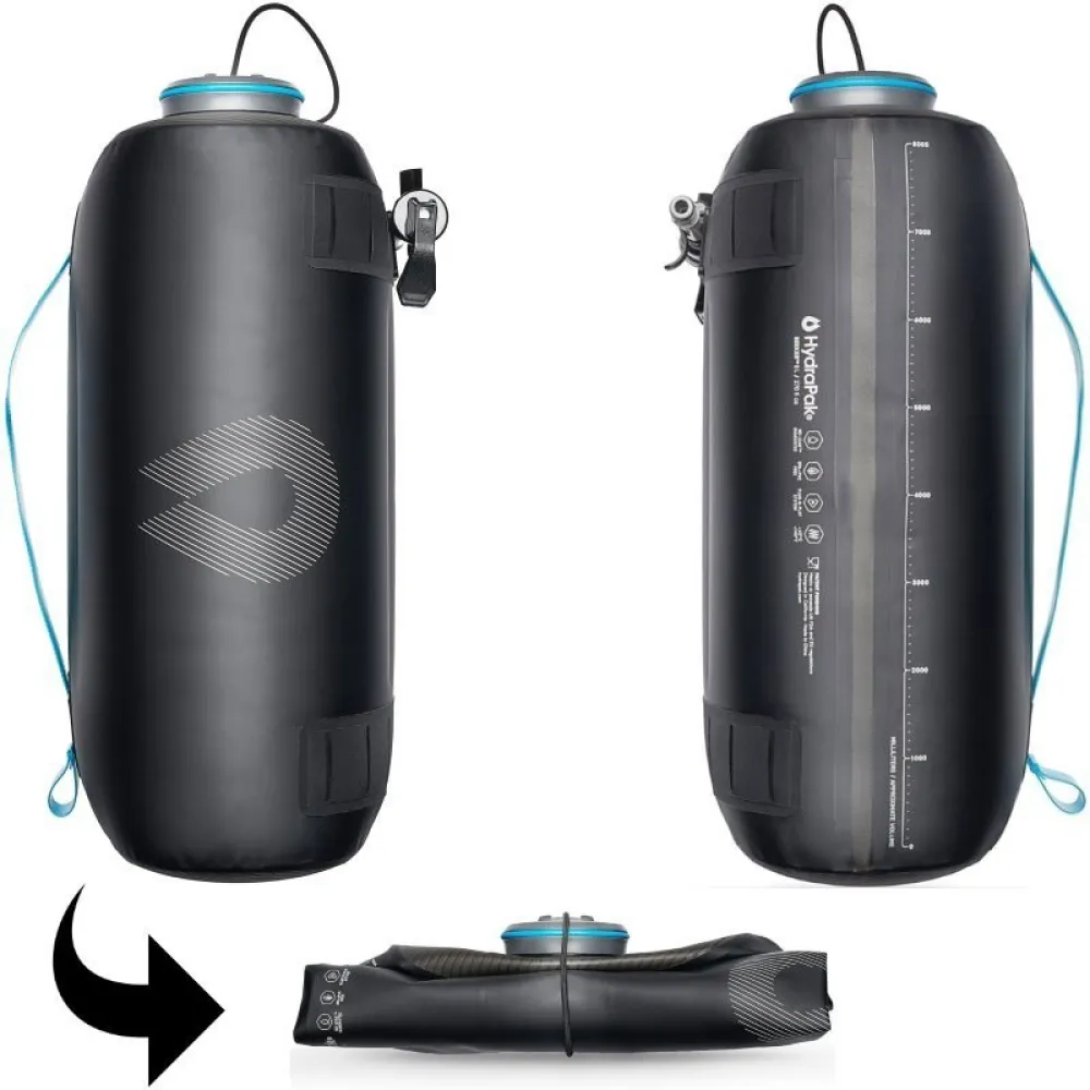 Hydrapak Expedition 8l Soft Flask Zwart