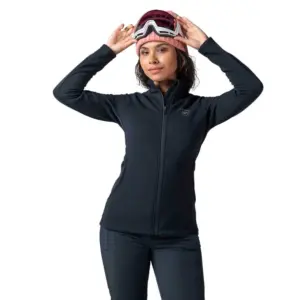 Rossignol Classique Clim Fleece Met Volledige Rits Zwart