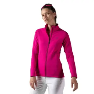 Rossignol Classique Clim Fleece Met Volledige Rits Roze