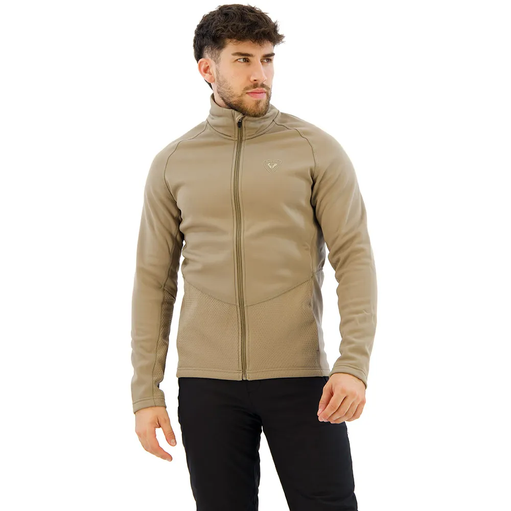 Rossignol Classique Clim Fleece Met Halve Rits Dune