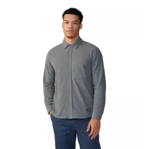 Mountain Hardwear Microchill Foil Overhemd Met Lange Mouwen Grijs