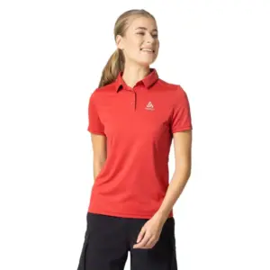 Odlo Cardada Korte Mouw Poloshirt American Beauty