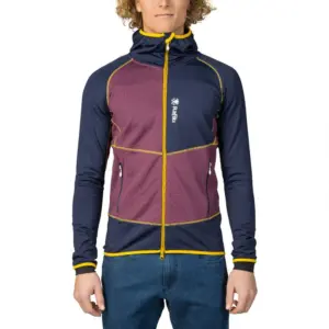 Rafiki Ascent Fleece Met Volledige Rits Crushed Violets / Nights