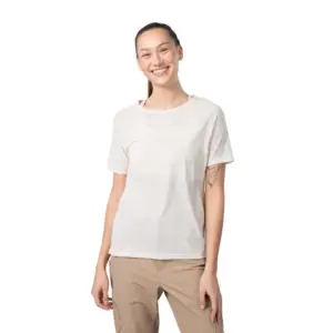 Kari Traa Sanne Wool T-shirt Met Korte Mouwen Beige