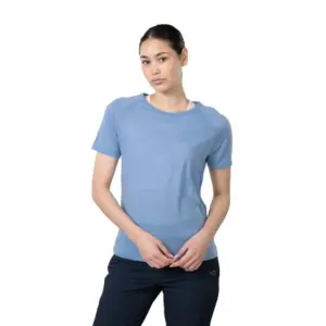 Kari Traa Sanne Wool T-shirt Met Korte Mouwen Blauw