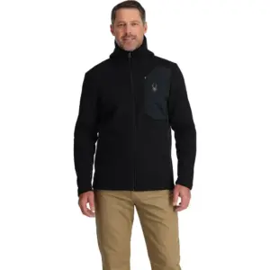 Spyder Bandit Fleece Met Volledige Rits Zwart