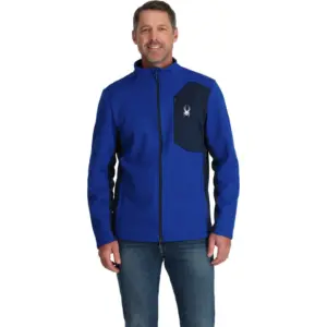 Spyder Bandit Fleece Met Volledige Rits Blauw