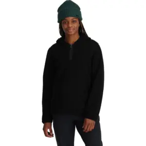 Spyder Cloud Fleece Met Kap Zwart