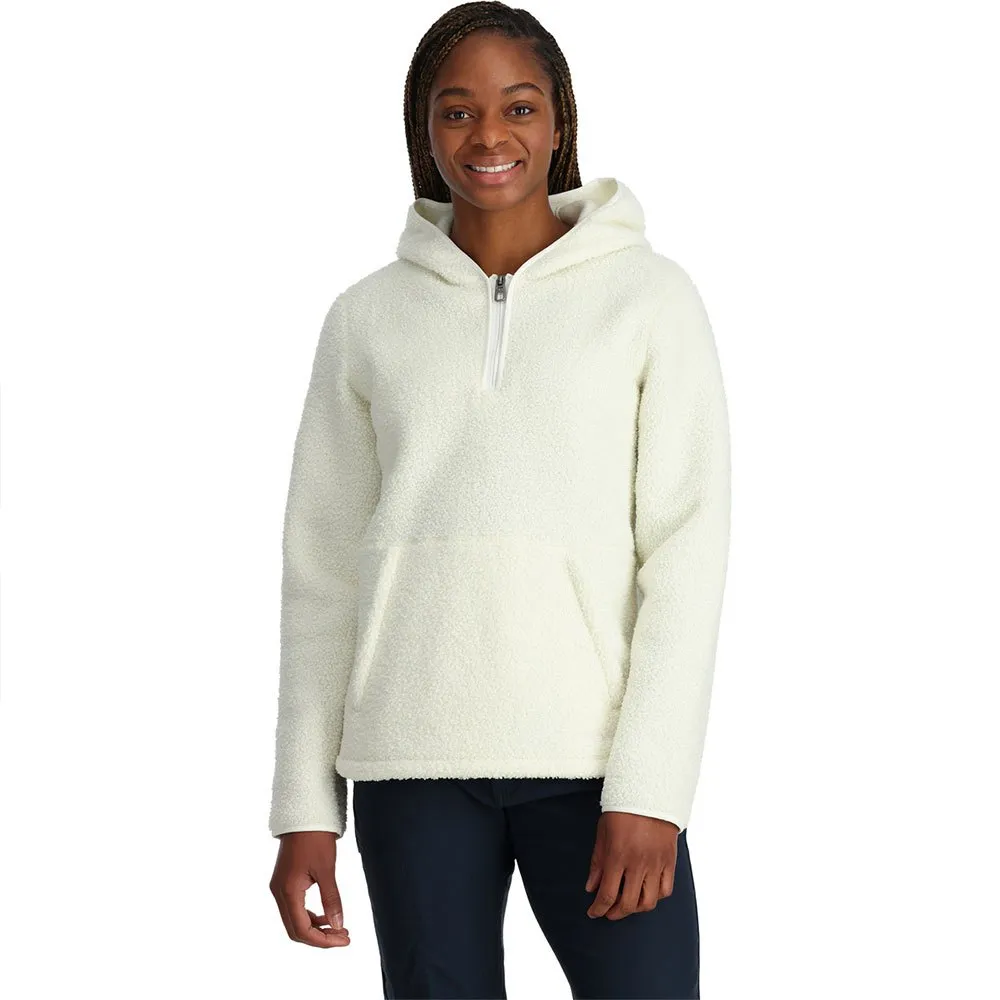 Spyder Cloud Fleece Met Kap Wit