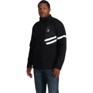 Spyder Wengen Bandit Fleece Met Volledige Rits Zwart