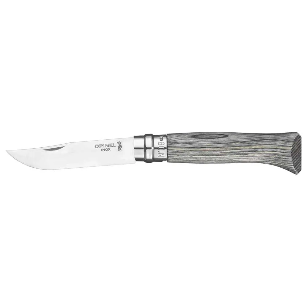 Opinel Nº08 Pocket +sheath Zakmes Grijs