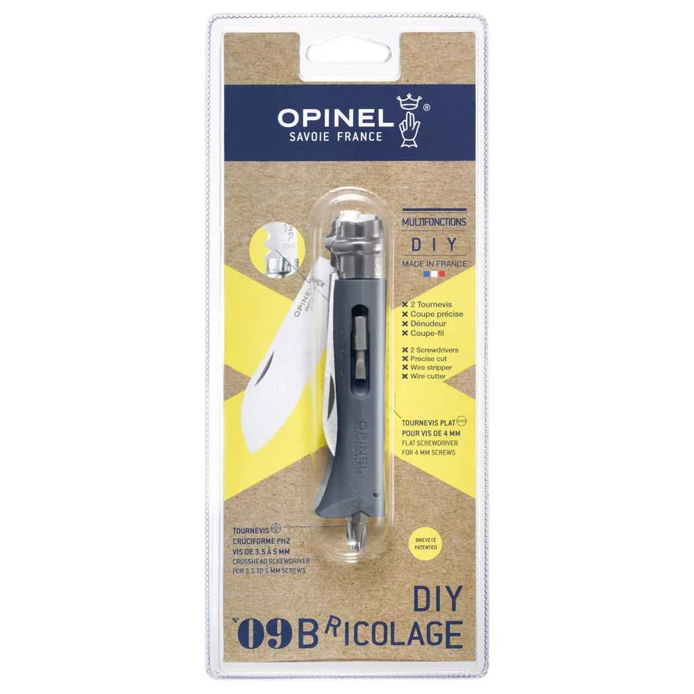 Opinel Nº09 Zakmes Grijs